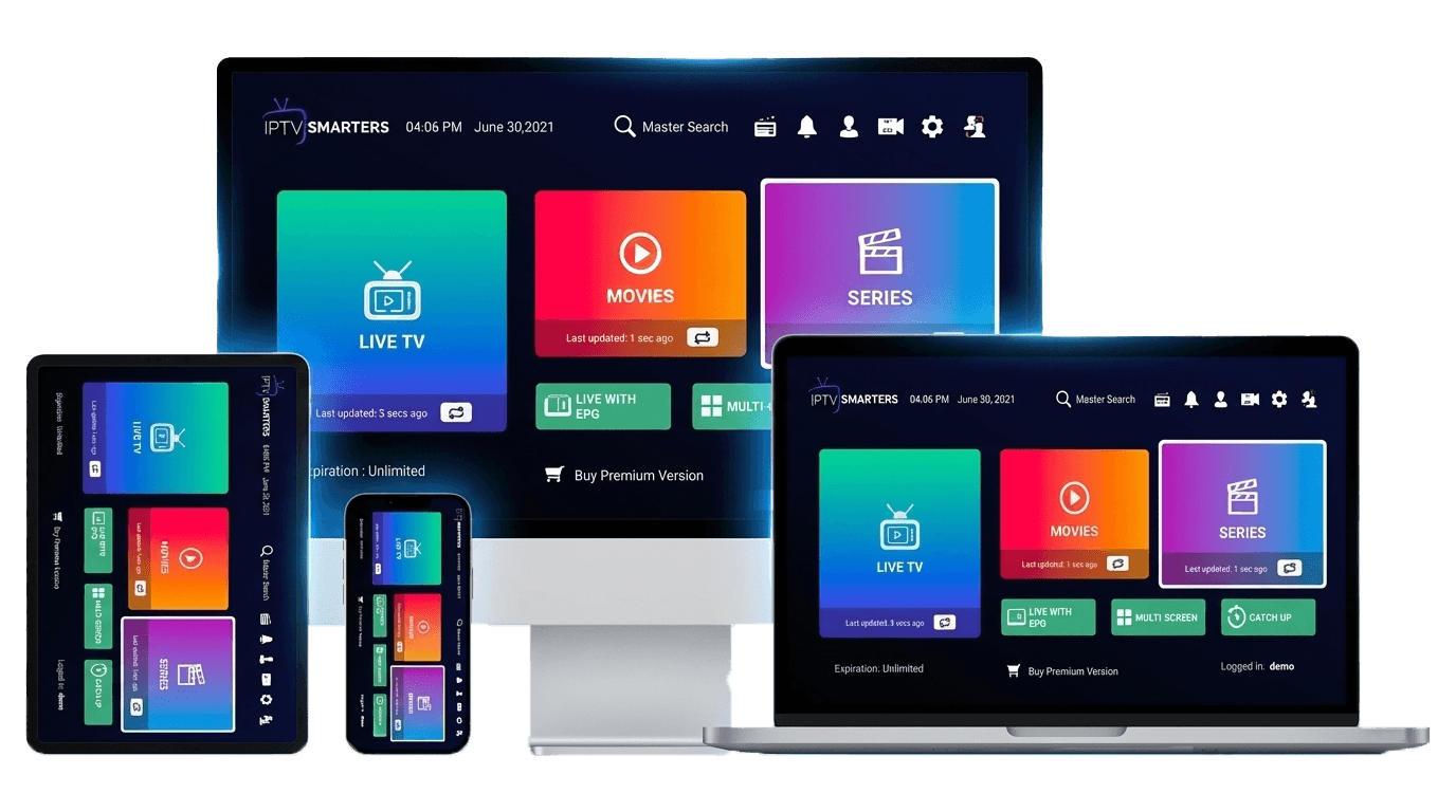 Premium IPTV Streaming Service - Watch on all devices